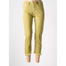 PLEASE - Pantalon 7/8 vert en coton - Femme - Taille 36 - Modz