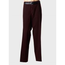 LUIGI MORINI - Pantalon droit rouge en coton - Homme - Taille 66 - Modz