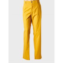 EMYLE - Pantalon chino jaune en coton - Homme - Taille 60 - Modz