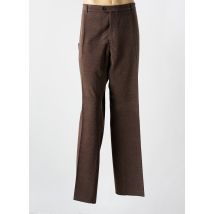 NINO LORETTI - Pantalon droit marron en polyester - Homme - Taille 64 - Modz