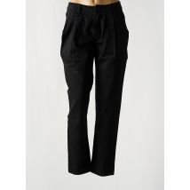 TOXIK3 - Pantalon droit noir en coton - Femme - Taille 36 - Modz
