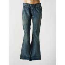 CALVIN KLEIN - Jean coupe flare bleu fonce en coton - Femme - Taille TU - Modz