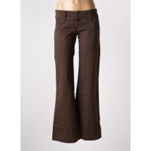 BEYOUK - Jean coupe flare marron en coton - Femme - Taille W28 - Modz