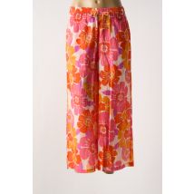 L'ATELIER D'ANNA - Pantalon large rose en coton - Femme - Taille 40 - Modz