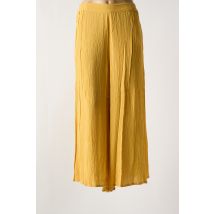 L'ATELIER D'ANNA - Pantalon large jaune en viscose - Femme - Taille 40 - Modz