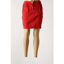 AGATHE & LOUISE - Jupe courte rouge en coton - Femme - Taille 40 - Modz