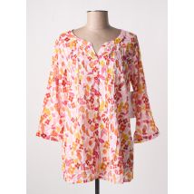 AGATHE & LOUISE - Tunique manches longues orange en coton - Femme - Taille 40 - Modz