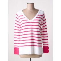 AGATHE & LOUISE - Pull rose en coton - Femme - Taille 40 - Modz