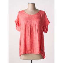 L'ATELIER D'ANNA - Blouse orange en viscose - Femme - Taille 40 - Modz