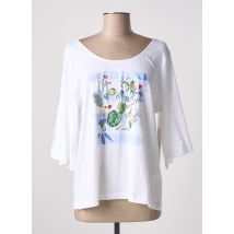 AGATHE & LOUISE - T-shirt blanc en coton - Femme - Taille 40 - Modz