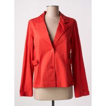 AGATHE & LOUISE - Blazer rouge en coton - Femme - Taille 40 - Modz