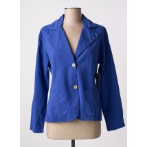AGATHE & LOUISE - Blazer bleu en coton - Femme - Taille 40 - Modz