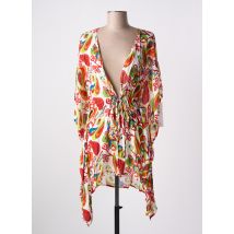 AGATHE & LOUISE - Veste kimono rouge en viscose - Femme - Taille 40 - Modz