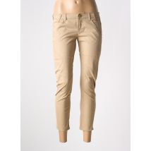 GUESS - Pantalon 7/8 beige en coton - Femme - Taille W32 - Modz