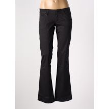 GUESS - Pantalon droit noir en coton - Femme - Taille W31 - Modz