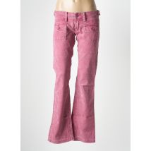 PEPE JEANS - Pantalon flare rose en coton - Femme - Taille TU - Modz
