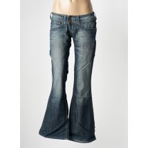PEPE JEANS - Jean coupe flare bleu en coton - Femme - Taille TU - Modz
