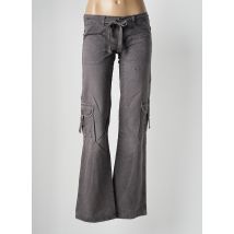 MELTIN'POT - Pantalon cargo gris en coton - Femme - Taille W25 - Modz
