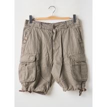 ENERGIE - Bermuda beige en coton - Homme - Taille W30 - Modz