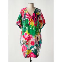 MALOKA - Robe mi-longue rouge en polyester - Femme - Taille 38 - Modz