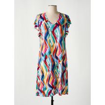 MASSANA - Robe mi-longue bleu en viscose - Femme - Taille 40 - Modz