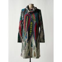 MALOKA - Robe mi-longue gris en polyester - Femme - Taille 48 - Modz