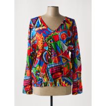MALOKA - Pull rouge en polyester - Femme - Taille 50 - Modz