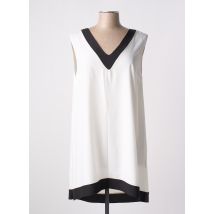 GIA VENTOLA - Tunique sans manche blanc en polyester - Femme - Taille 42 - Modz