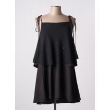GIA VENTOLA - Robe mi-longue noir en polyester - Femme - Taille 42 - Modz