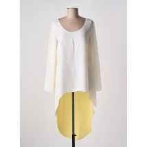 GIA VENTOLA - Tunique manches longues jaune en polyester - Femme - Taille 34 - Modz
