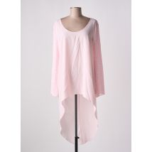 GIA VENTOLA - Tunique manches longues rose en polyester - Femme - Taille 34 - Modz