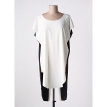 GIA VENTOLA - Tunique manches courtes blanc en polyester - Femme - Taille 34 - Modz