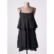 GIA VENTOLA - Robe mi-longue noir en polyester - Femme - Taille 34 - Modz