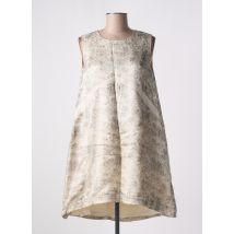 GIA VENTOLA - Tunique sans manche beige en soie - Femme - Taille 34 - Modz