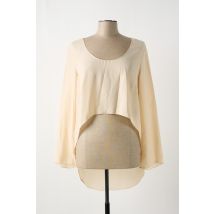 GIA VENTOLA - Blouse beige en polyester - Femme - Taille 42 - Modz