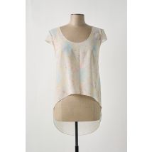 GIA VENTOLA - Blouse beige en polyester - Femme - Taille 34 - Modz
