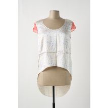 GIA VENTOLA - Blouse beige en polyester - Femme - Taille 42 - Modz