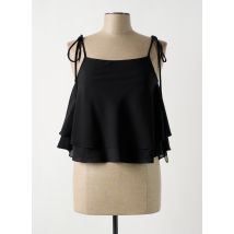 GIA VENTOLA - Top noir en polyester - Femme - Taille 34 - Modz
