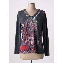 NAYAT - Pull gris en polyester - Femme - Taille 40 - Modz