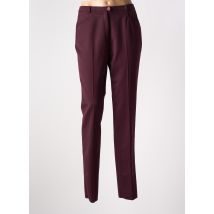 CHRISTIAN MARRY - Pantalon slim violet en coton - Femme - Taille 54 - Modz