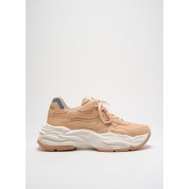 BUFFALO - Baskets beige en cuir - Femme - Taille 41 - Modz