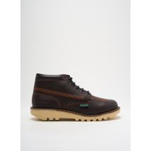 KICKERS - Baskets marron en cuir - Femme - Taille 40 - Modz