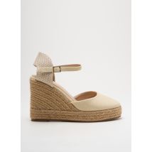 MOOW - Espadrilles beige en textile - Femme - Taille 40 - Modz