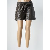 AKOZ DE TOI - Short marron en polyurethane - Femme - Taille 36 - Modz