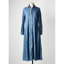 PLACE DU JOUR - Robe longue bleu en coton - Femme - Taille 36 - Modz