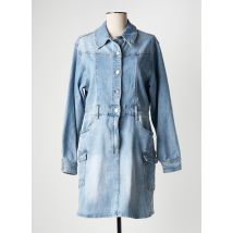 PLACE DU JOUR - Robe courte bleu en coton - Femme - Taille 40 - Modz