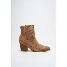 BELLUCCI - Bottines/Boots marron en textile - Femme - Taille 41 - Modz