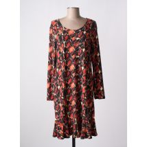 LA FIANCÉE - Robe mi-longue orange en polyester - Femme - Taille 40 - Modz