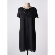 CHRISTINE LAURE - Robe mi-longue noir en polyester - Femme - Taille 40 - Modz