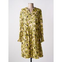 B.YOUNG - Robe mi-longue jaune en coton - Femme - Taille 40 - Modz